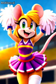 Random Cute Mobian Cheerleader