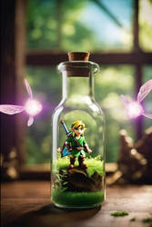 In Soviet Hyrule, Fairies put Link in a bottle