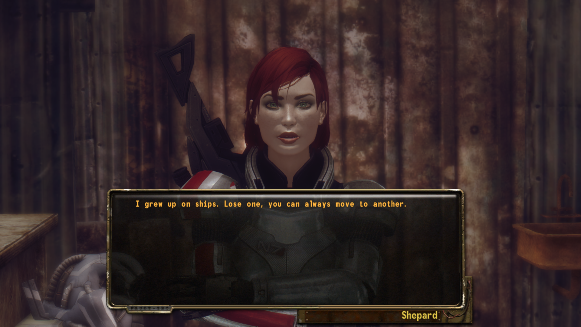 Female Shepard Companion In New Vegas By Adventfather On Deviantart Female Shepard Companion In New Vegas By Adventfather On Deviantart