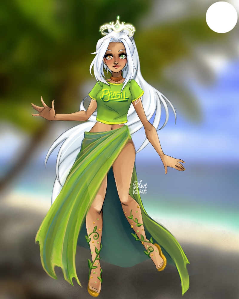 Brazil as a human by MJOLOVESART12 on DeviantArt