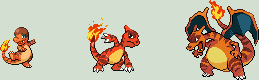 Clone Charmander line Sprites