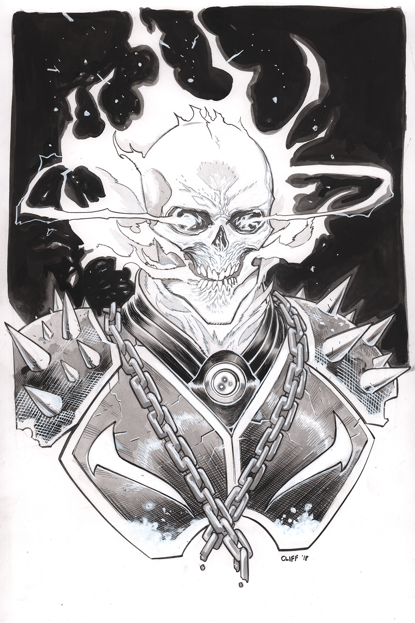 Cosmic ghost rider