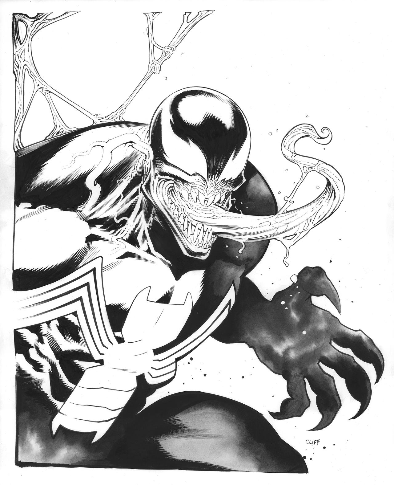 venom inks by cliff-rathburn on DeviantArt