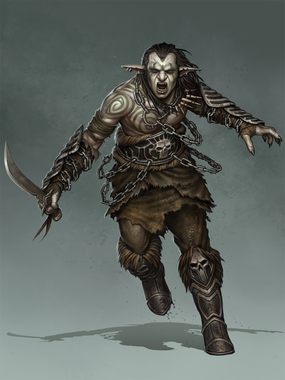 Goblin illustration for Tellest by PRDart
