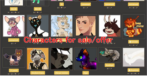 Characters for sale! [all are open ]