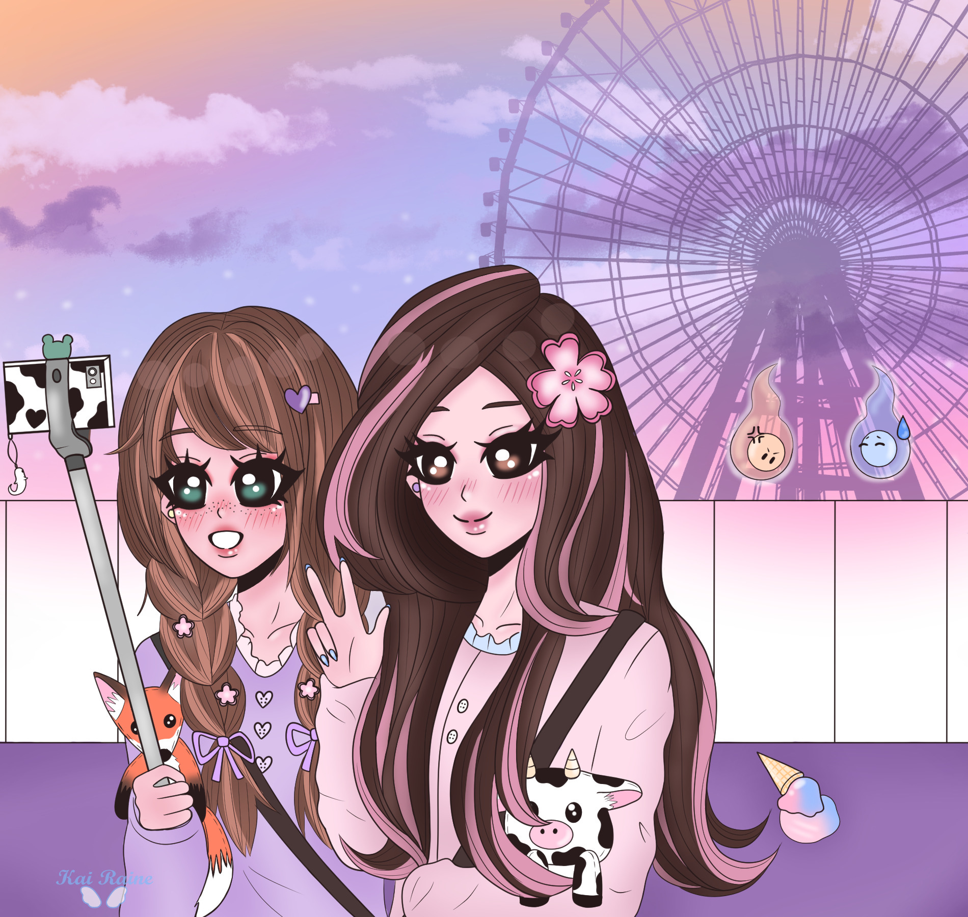 Sailor Raine OCs with ghost bfs by sailor-raine on DeviantArt
