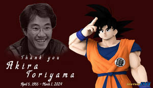 Thank you: Akira Toriyama for Dragon Ball Series