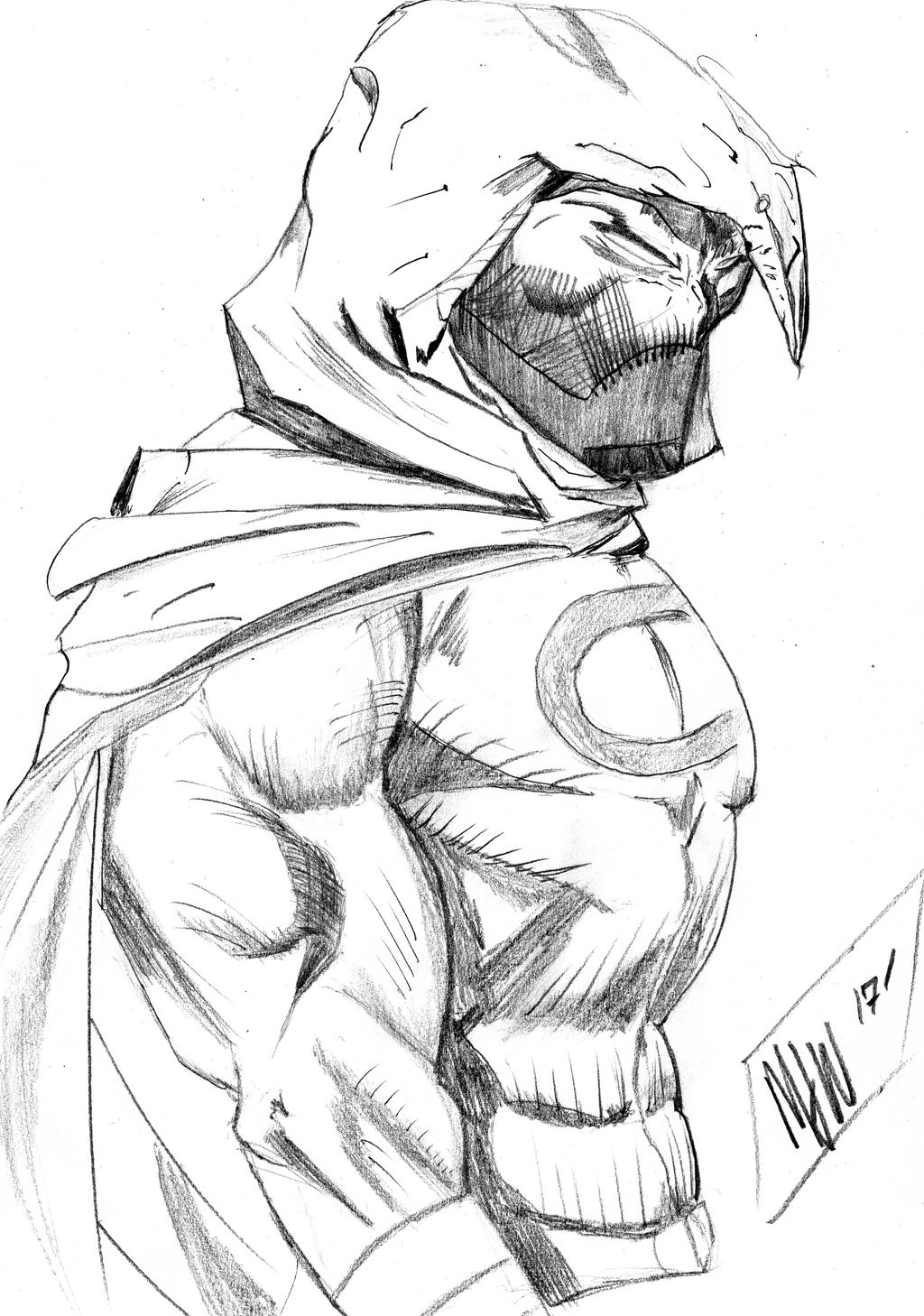 Moon Knight Sketch