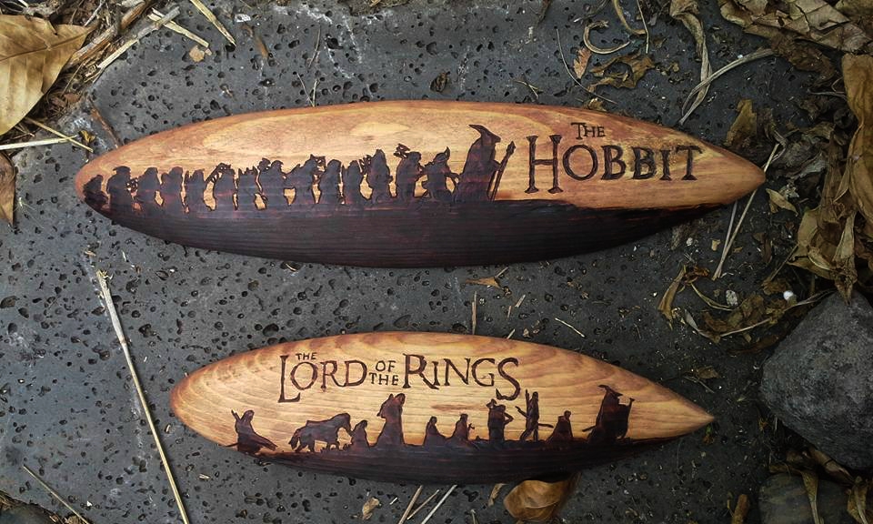 Hobbit and LotR's Surfboards