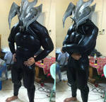 Muscle suit test fit by Constrictorz