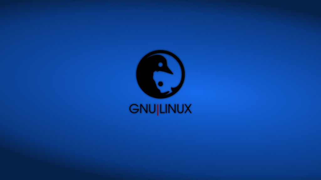 GNULinux YinYang Wallpaper | Sapphire