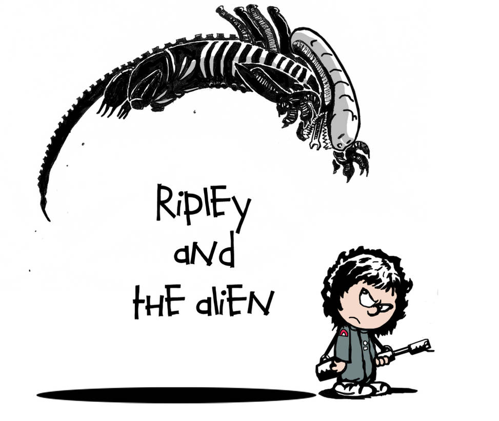 Aliens Ripley Vector Ripley and The Alien by skonenblades on DeviantArt