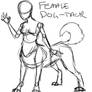 dog taur female