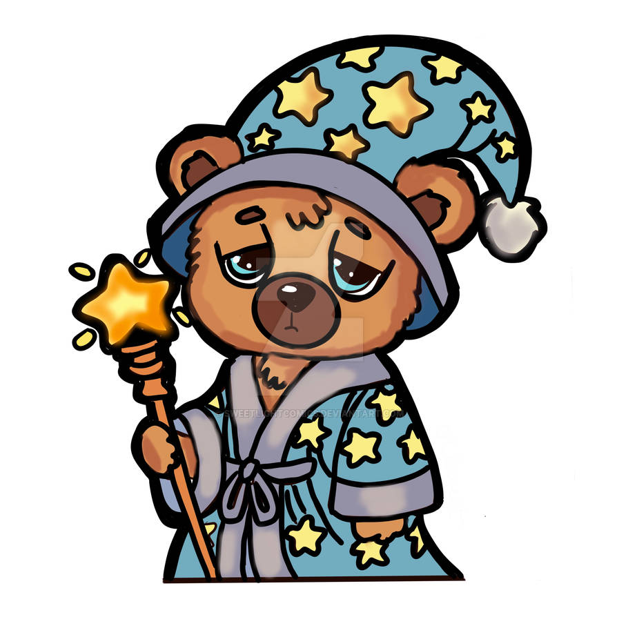 Wizard Bear by SweetLightComics on DeviantArt