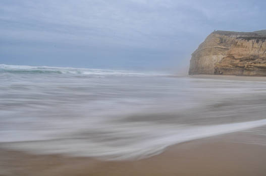 Alone on the beach