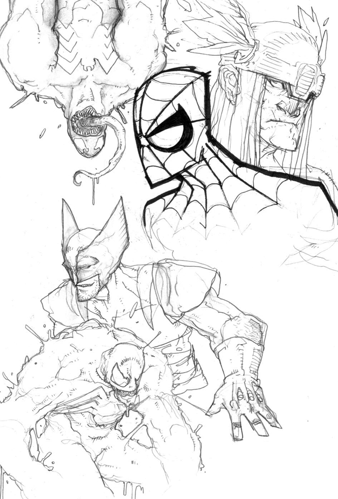 SOME MARVEL SKETCHES