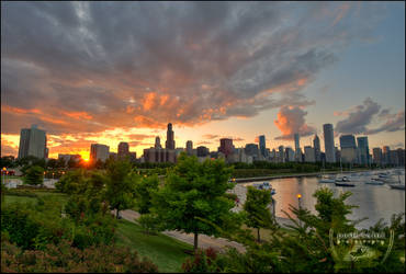 Chicago Dusk IV