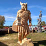 7ft chainsaw carved Thor