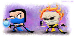 Sub Zero Vs Scorpion