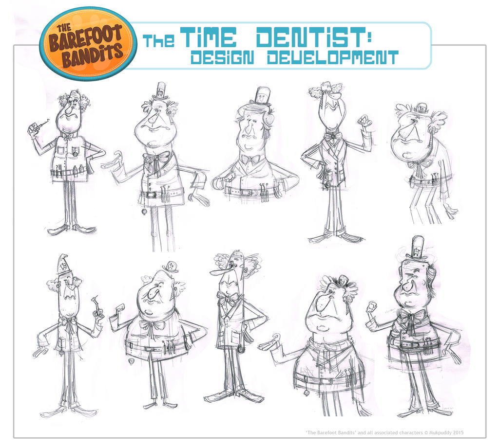 'The Time Dentist' Character Design