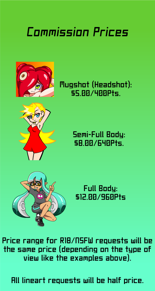 Commission Prices [Basic Info]