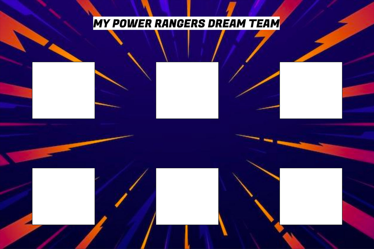 My Power Ranger dream team template by eze1018 on DeviantArt