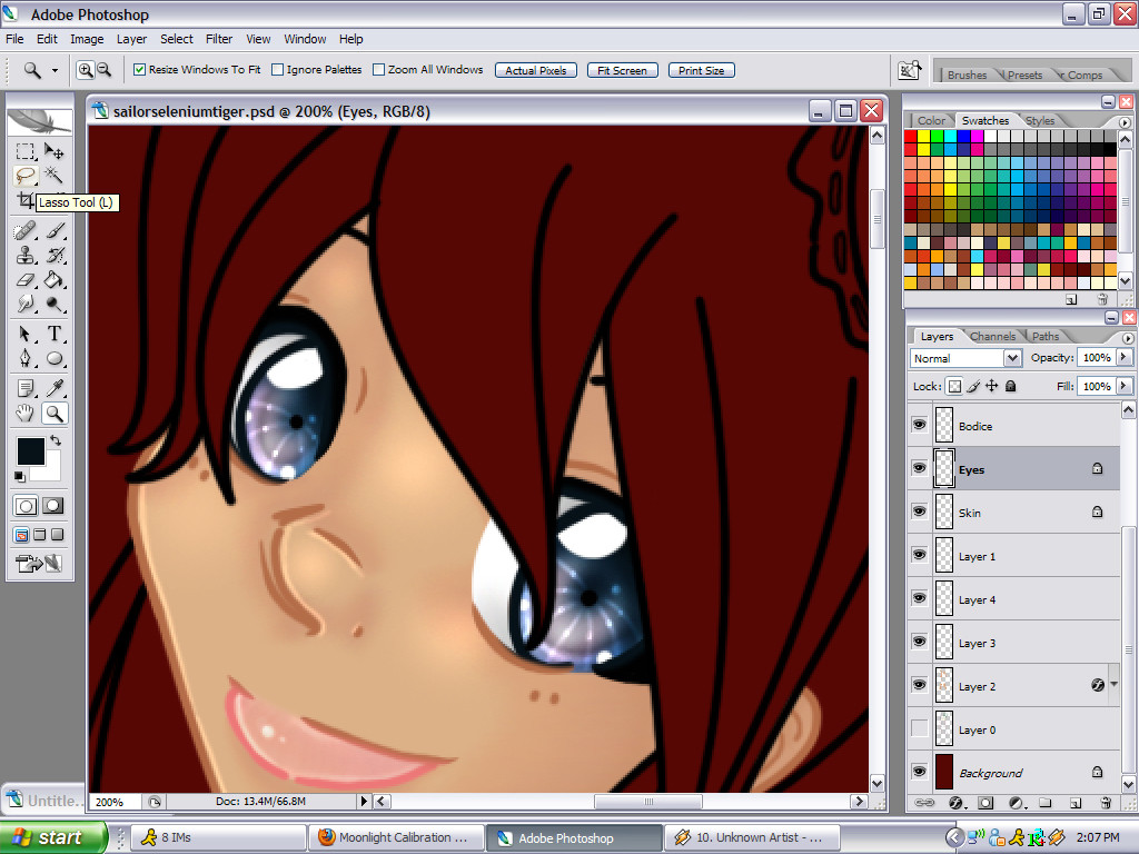 W.I.P - Sailor Selenium Tiger