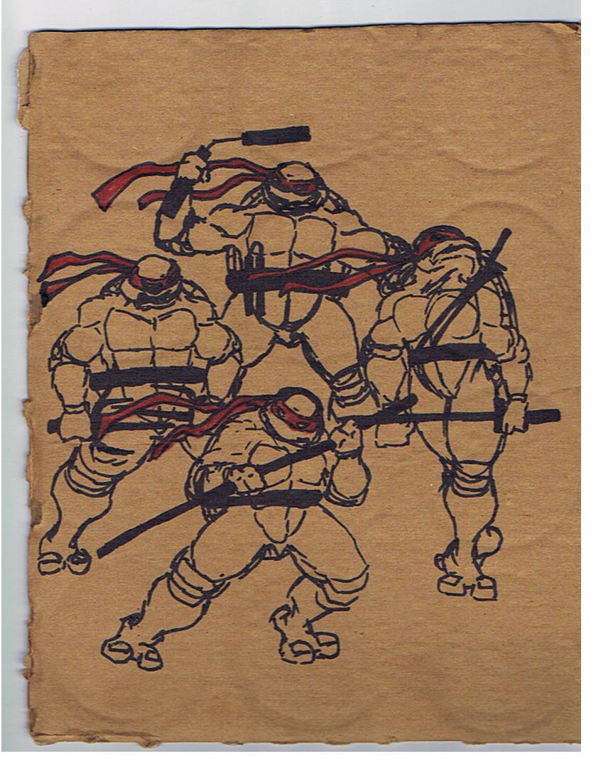 Ninja Turtles Cardboard