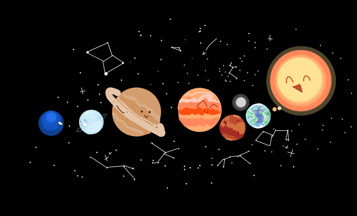 Solar system collab by n0n04ndn on DeviantArt