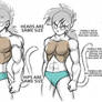 Dragonball Saiyan Anatomy Tutorial - Male/Female