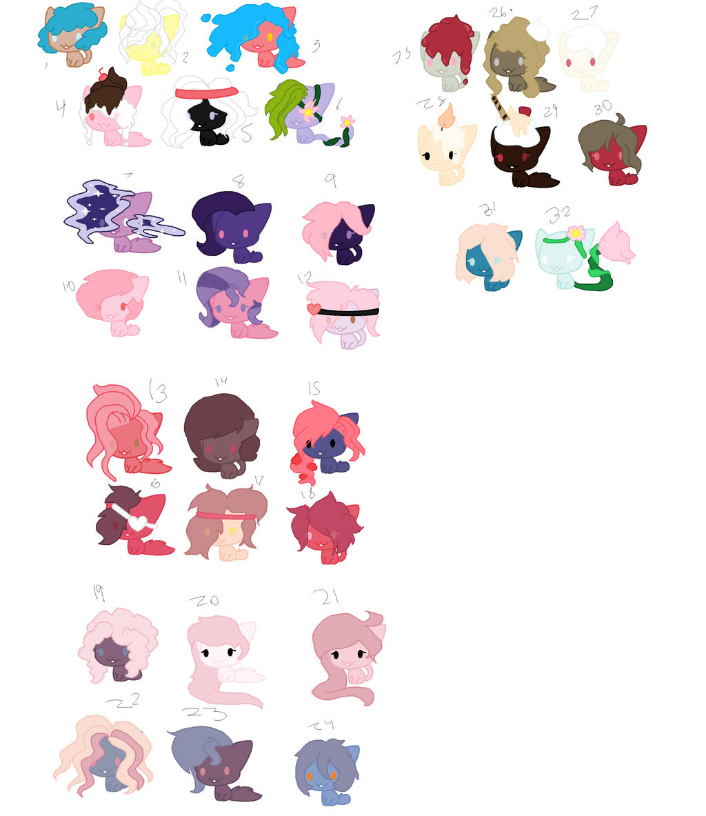 Adopts! Mega Pack!!!!