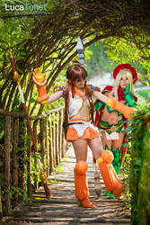 Alleyne and Nowa from Queen's Blade
