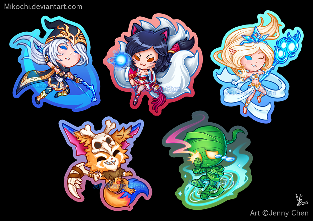 League of Legends: Key chain Set Part I