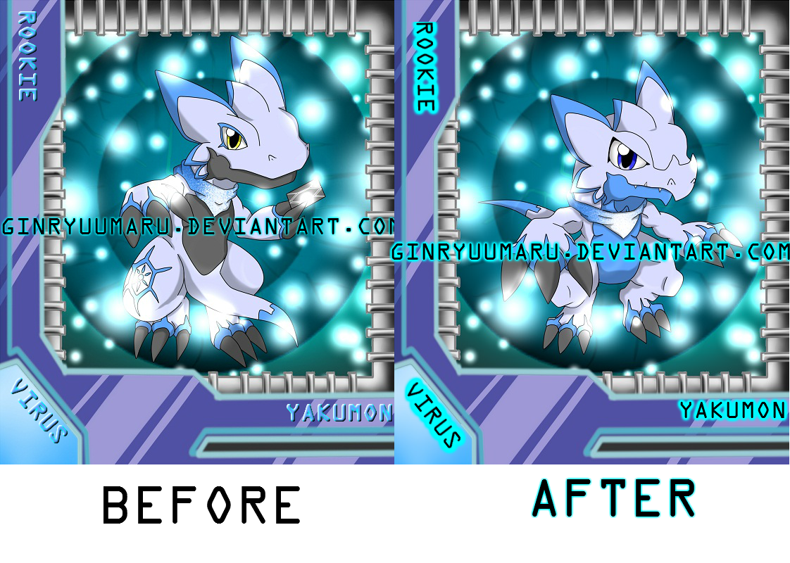 Yakumon (before and after redesigned)