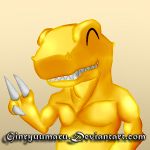 Agumon Painting