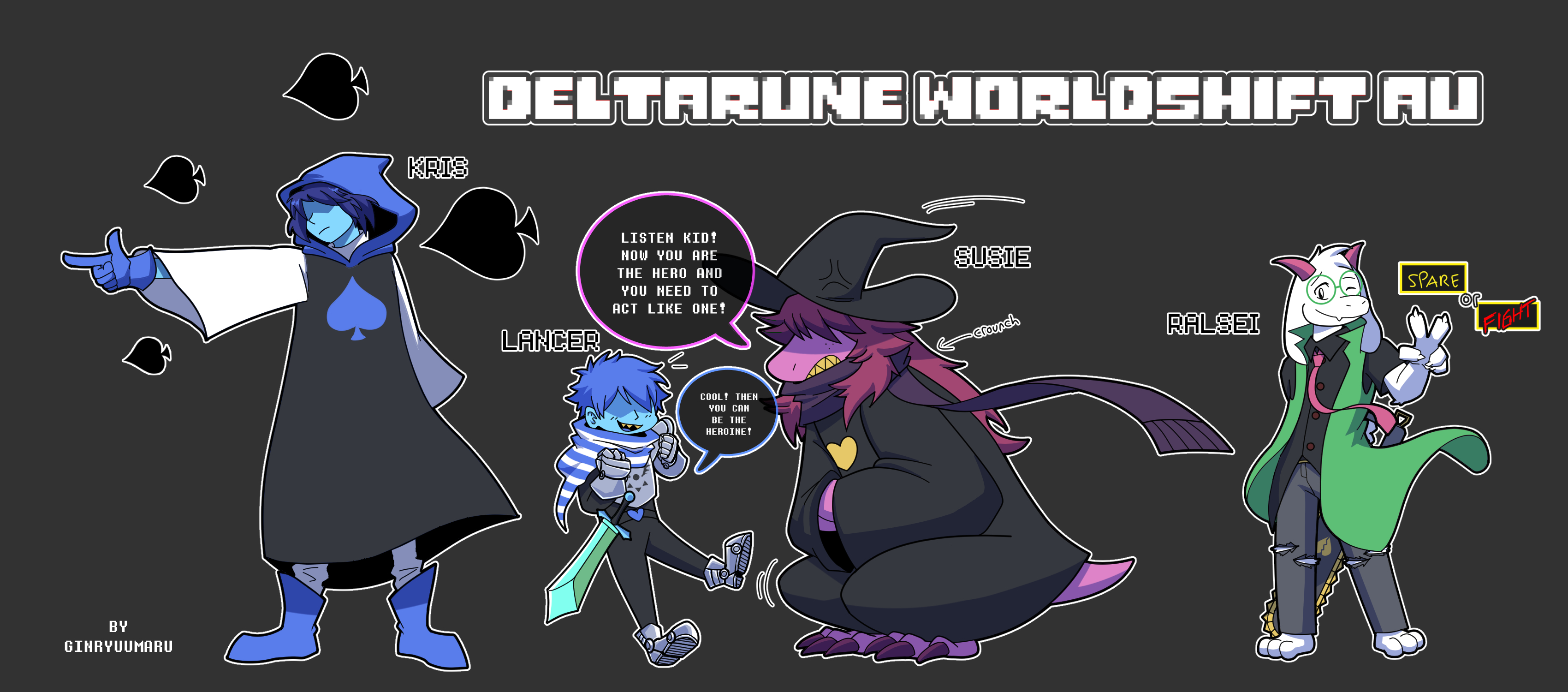 Deltalogueunder AU: A Deltarune Dream World - multifandomneutral