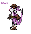 Nack the weasel sprite by Lossetta