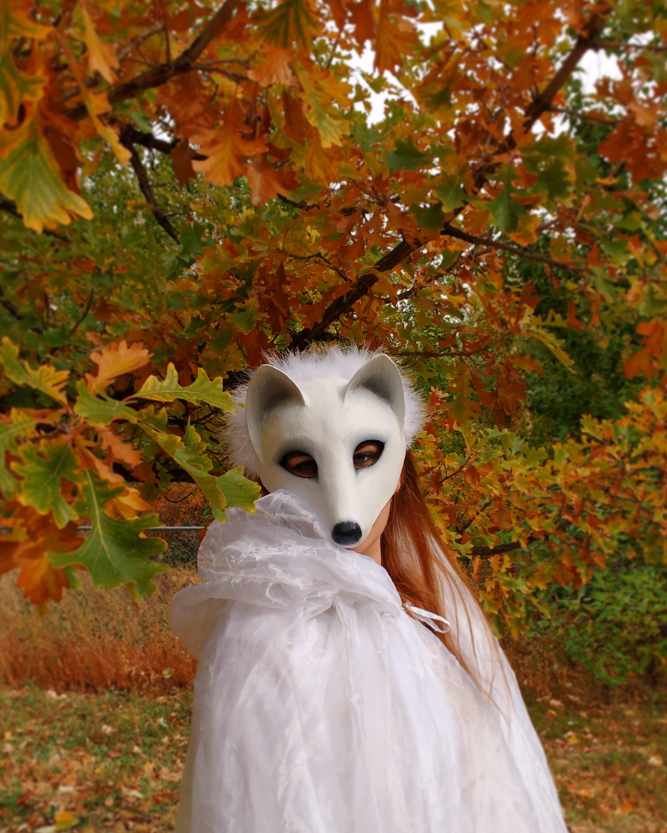 Arctic Fox Mask (sold) — Weasyl