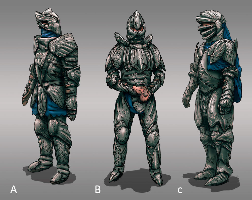 Knight Style Riot Armor The Siege: Knight Armor Designs 01 (180min) by FranzowaR on DeviantArt