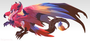 [Character Auction] Scarlet Birdgon [Open]