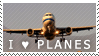 Airplane stamp