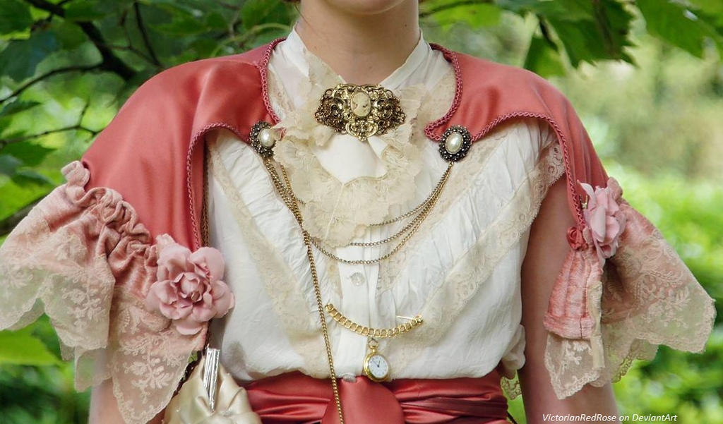 Victorian/Edwardian inspired cape and blouse