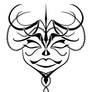 Evil Mask Tribal Tatoo