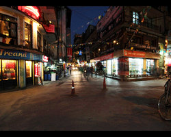 Night Traffic in Nepal