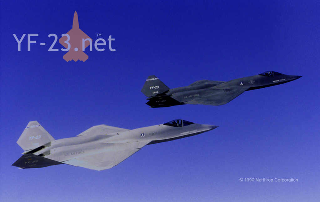 Northrop YF-23 PAV-1 and PAV-2