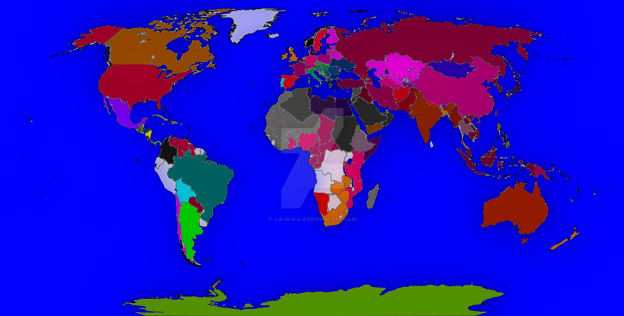 My Government Role Playing Game Group's Map (WW).