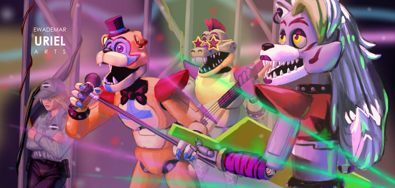 Five Nights At Freddy s Security Breach Fanart By Uriel535 On DeviantArt five-nights-at-freddy-s-security-breach-fanart-by-uriel535-on-deviantart