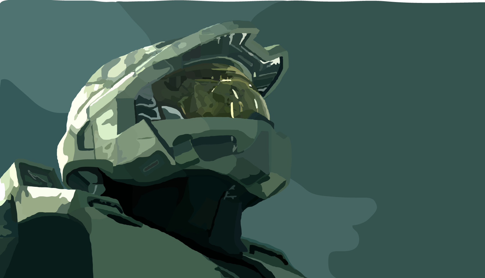 Master Chief Refrence Image Master Chief Vector Potrait by TheArgoNinja on DeviantArt