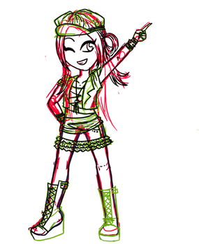 NEON CHERRY (2014, sketch)