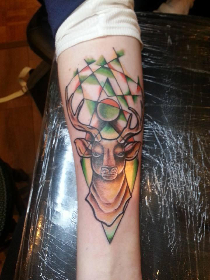 Dear color tattoo by Marleytattooart on DeviantArt